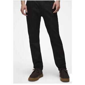 REI Men's PrAna Bridger Slim Fit Jeans Outdoors Black Rinse ACTUAL Sz 30x35 NWT